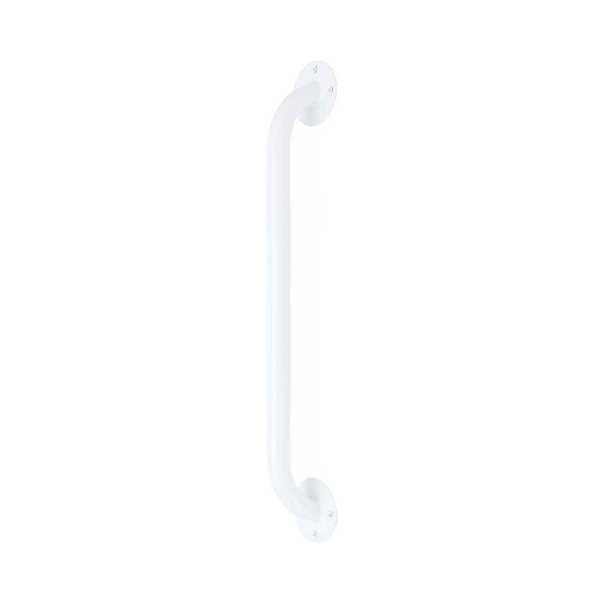 White Enamel Wall Grab Bar, 18" Long, 300 lb. Weight Capacity, Case of 1