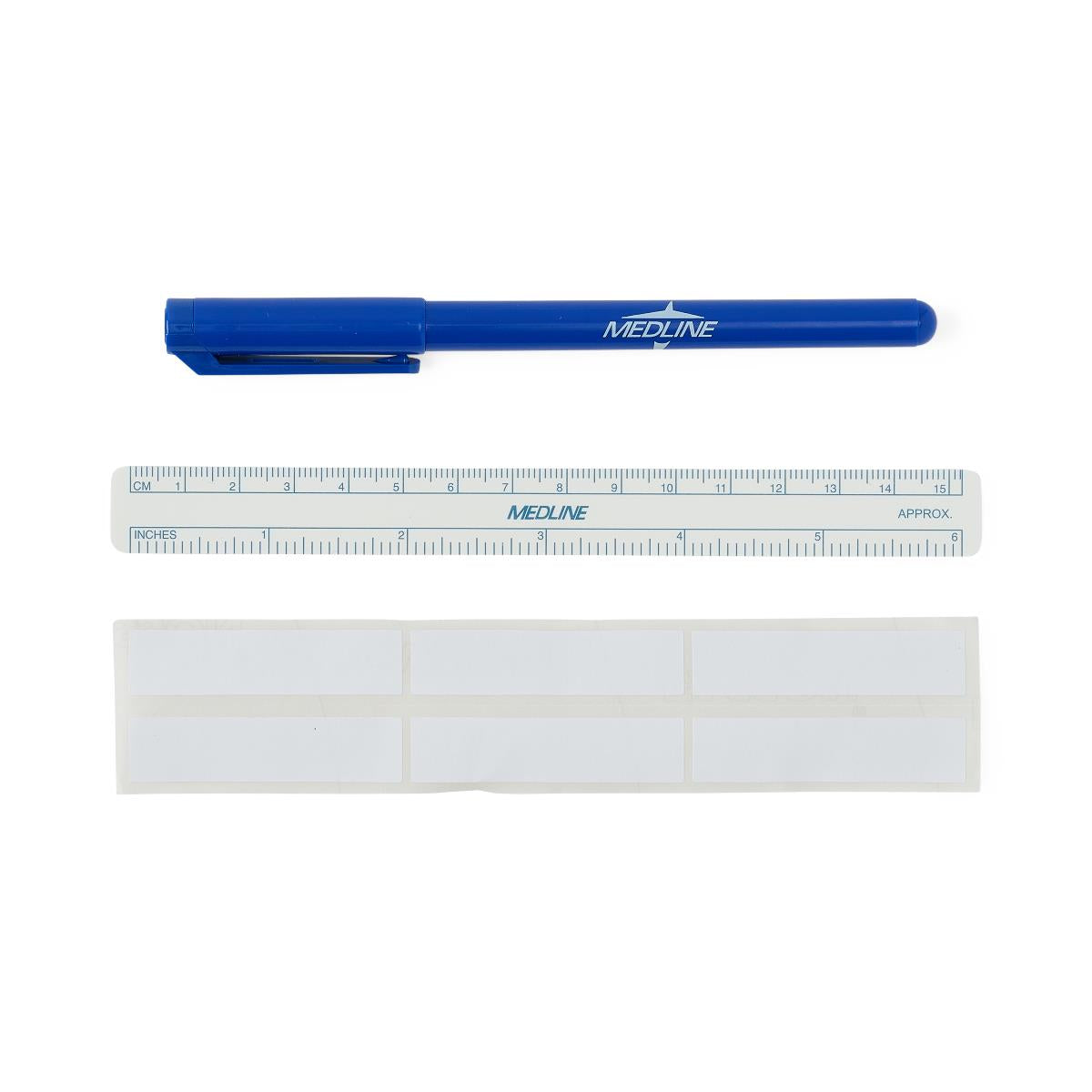 Sterile Skin Marker with Ruler and Labels, Case of 50