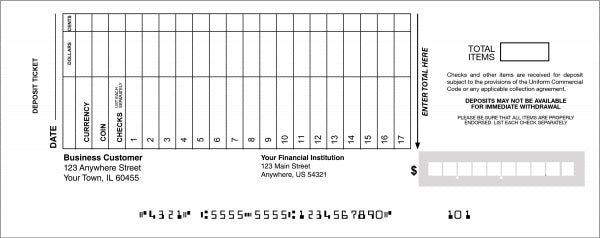Deposit Books Style 27