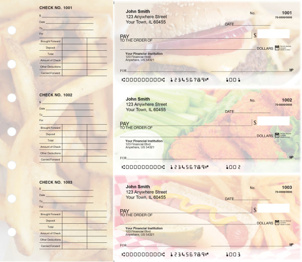 American Cuisine Designer Deskset Checks