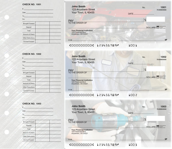 Mechanic Designer Deskset Checks