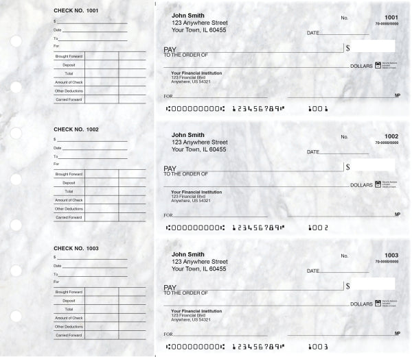 Granite Designer Deskset Checks