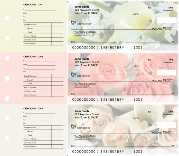 Florist Designer Deskset Checks