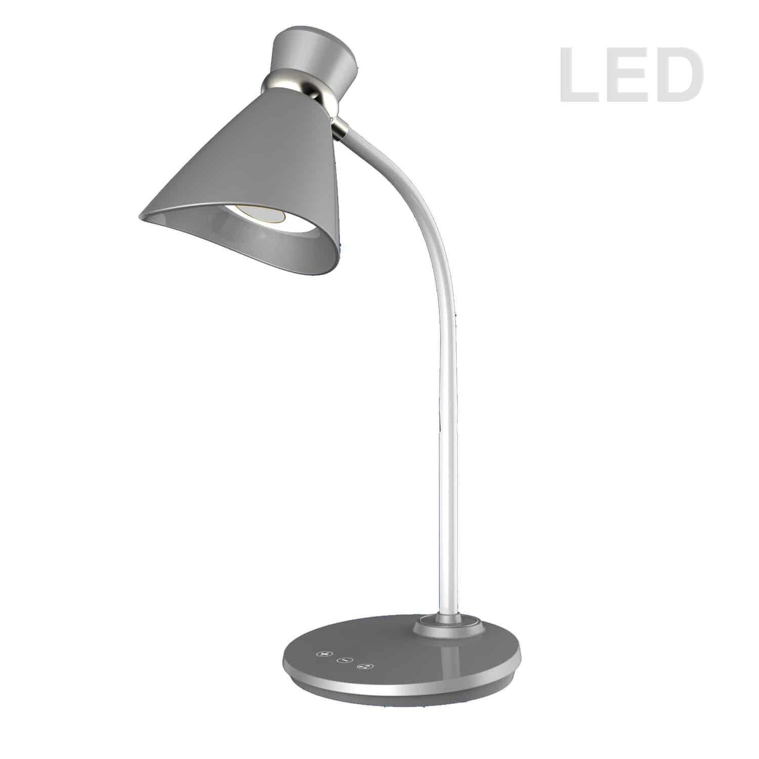 Dainolite 16 Inch Desk Lamp - 132LEDT-SV