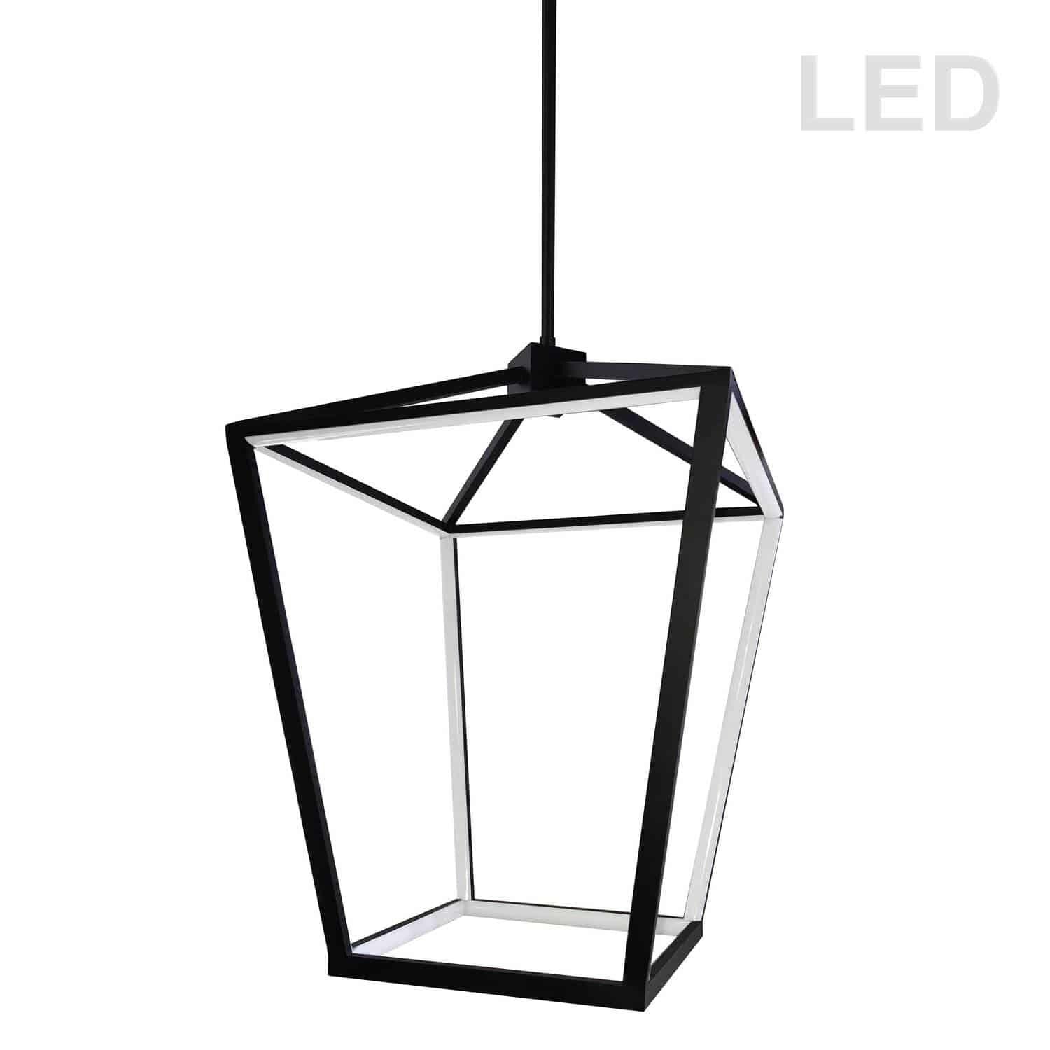 Dainolite Cage 13 Inch LED Large Pendant Cage - CAG-2046C-MB - Transitional