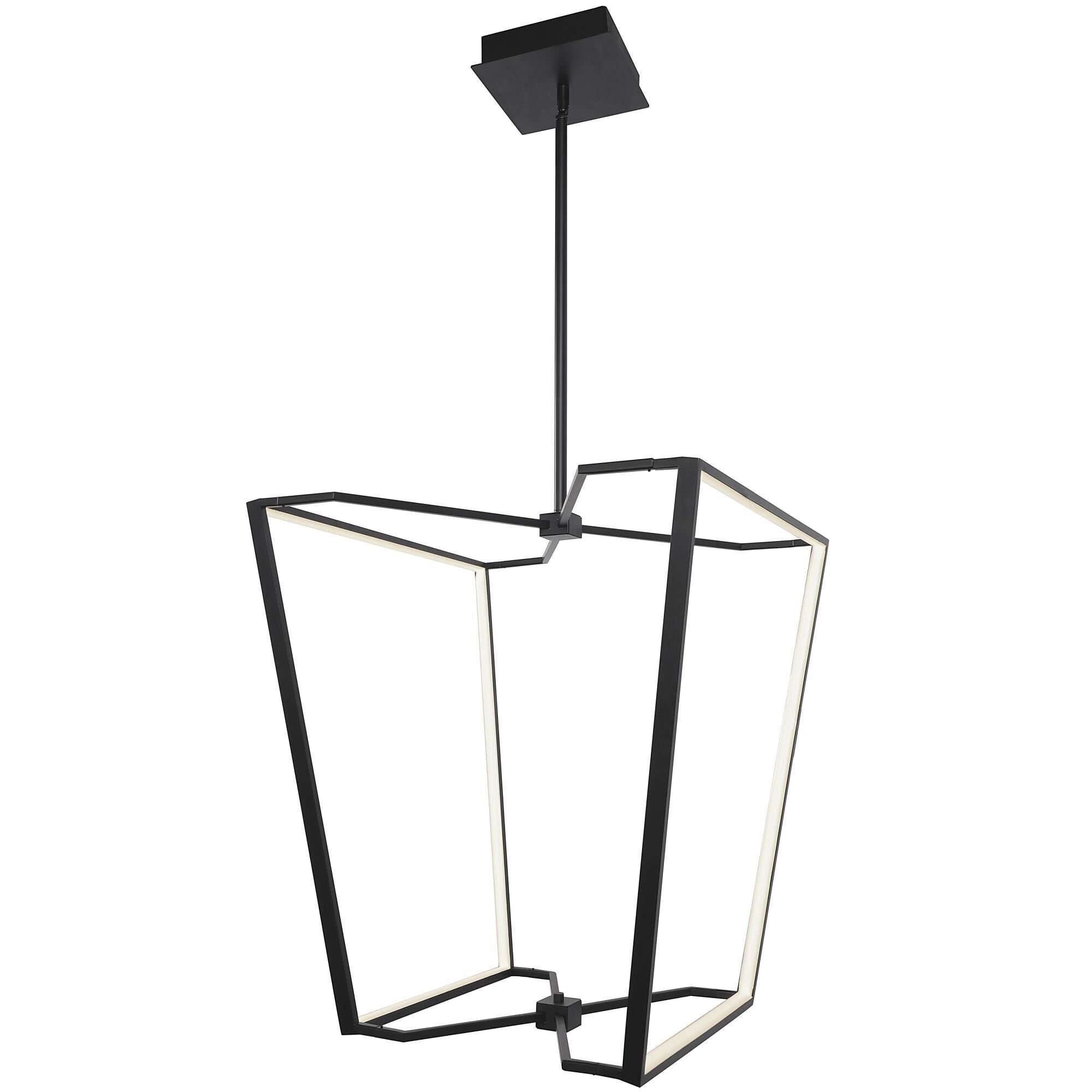 Dainolite Curant 20 Inch LED Cage Pendant Curant - CUR-2260C-MB - Modern Contemporary