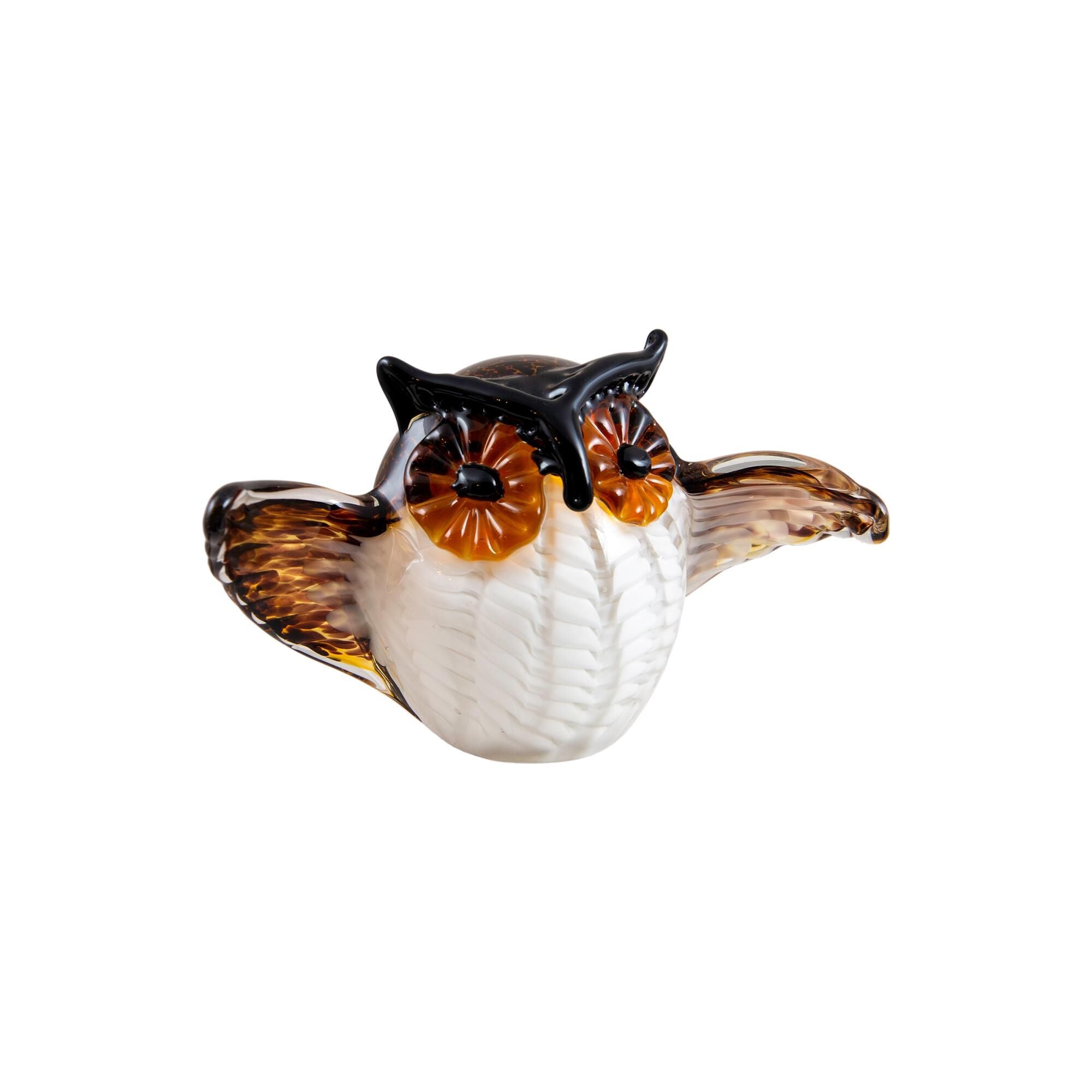 Dale Tiffany Majestic Owl Handcrafted Art Glass Figurine Figurine Majestic Owl - AS21004 - Whimsical