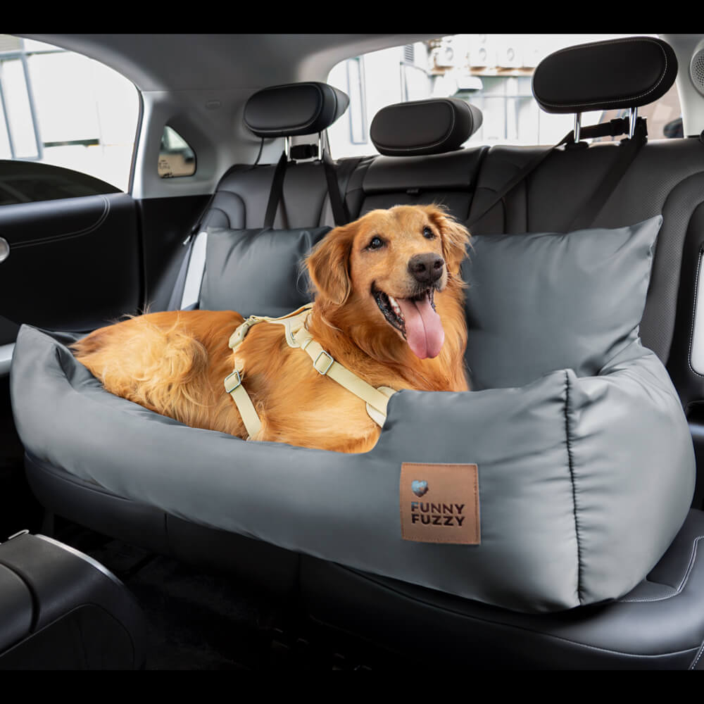 Dog Bed Car Seat, Super Waterproof Charcoal grey - X-Large