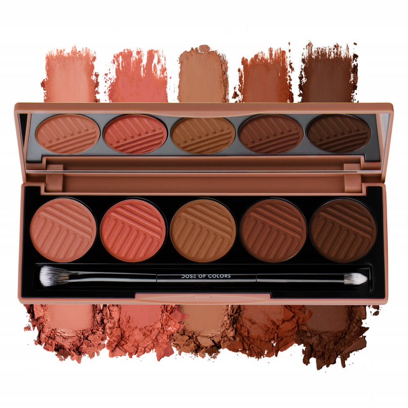 Eyeshadow Palette - Sassy Siennas - Peaches, Siennas & Rusty Hues