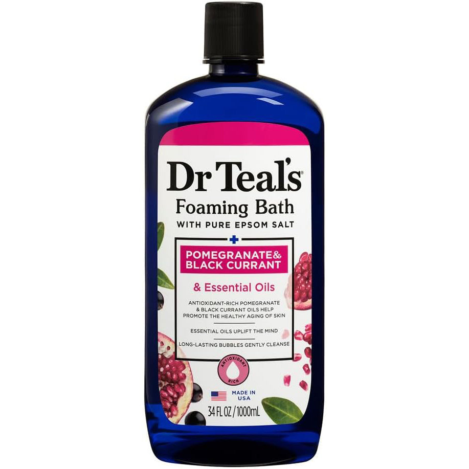 Foaming Bath With Pure Epsom Salt Pomegranate & Black Currant