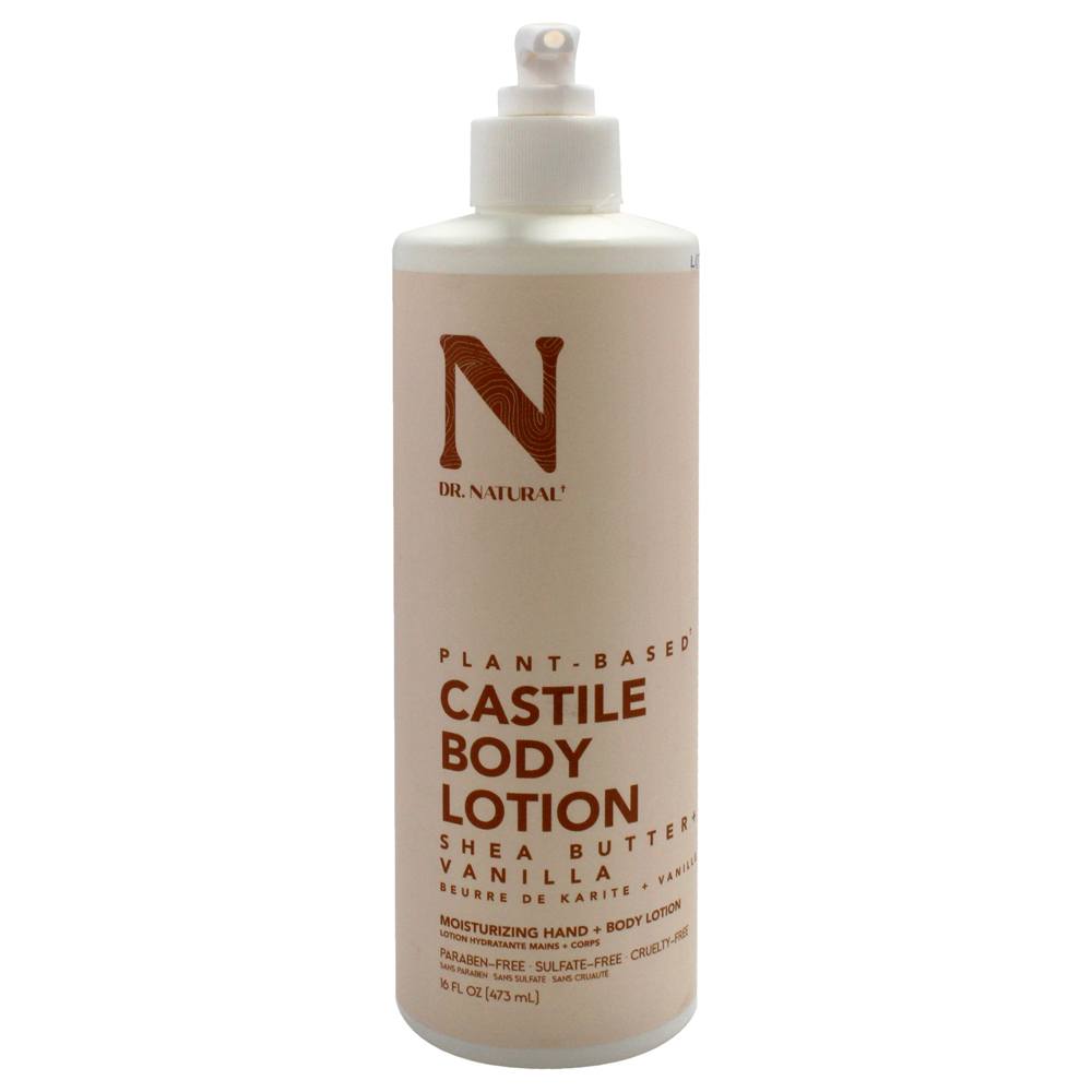 Castile Body Lotion - Shea Butter + Vanilla