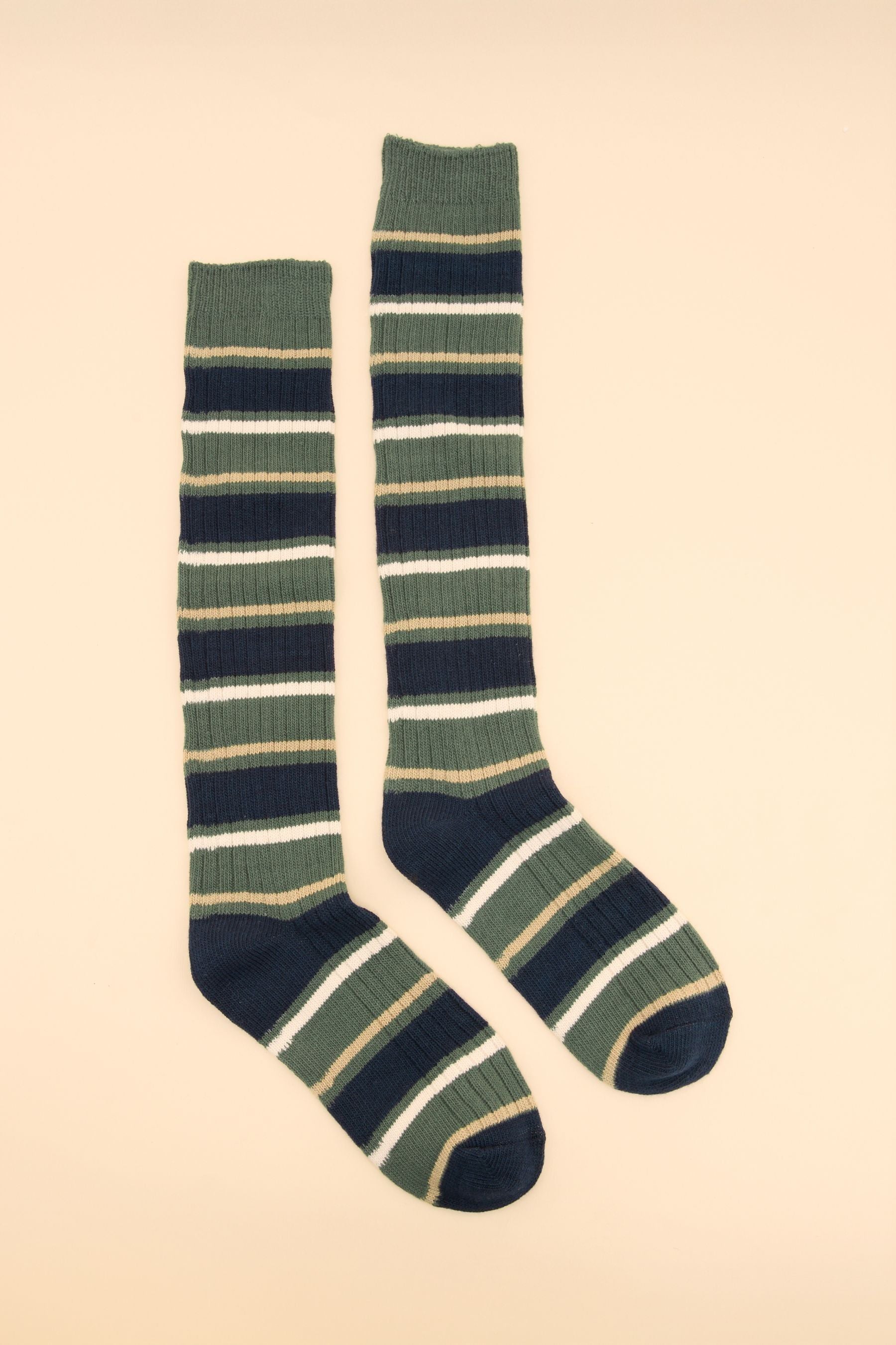 Joules - Men's Wader Green Welly Socks