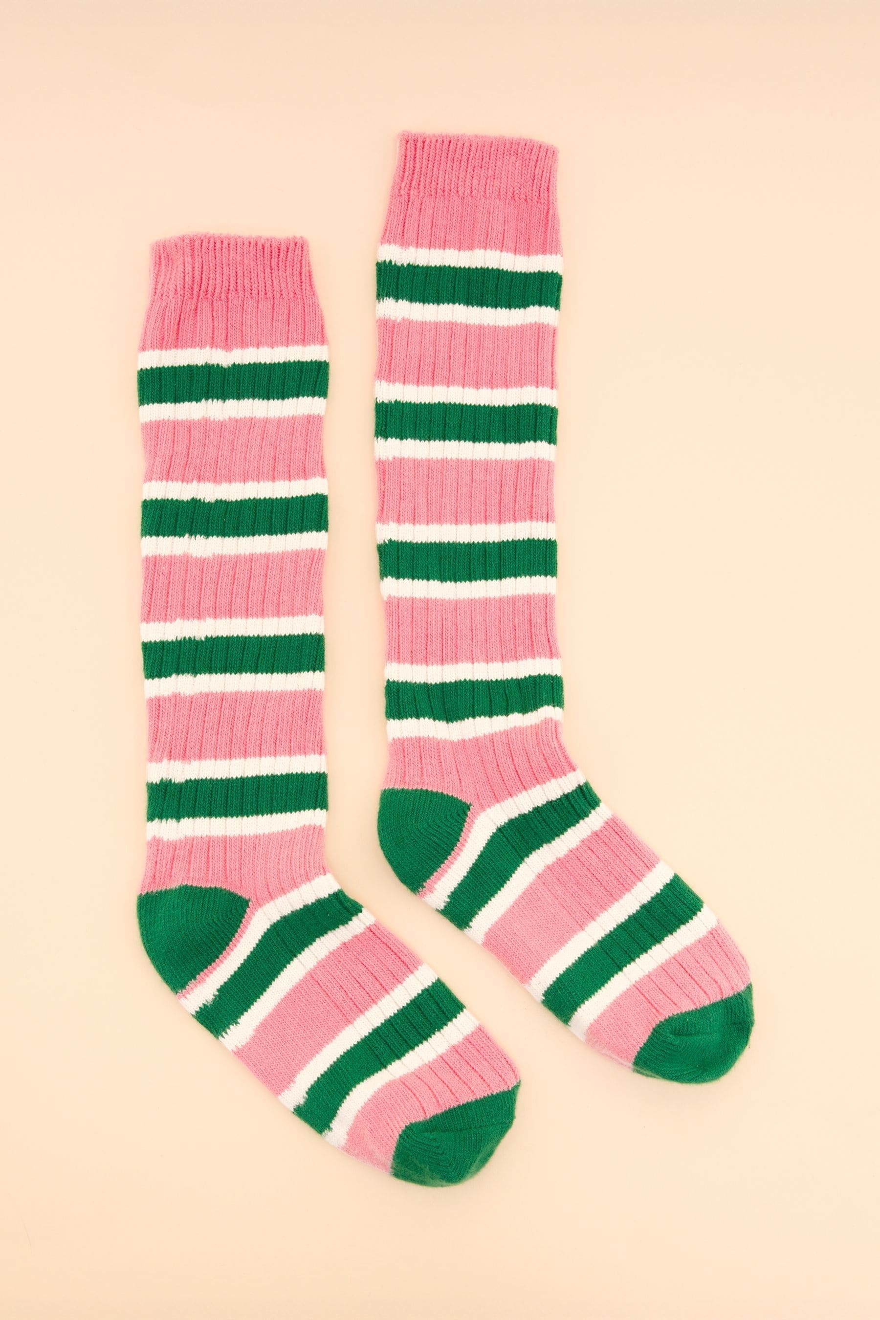 Joules - Women's Wader Pink Welly Socks