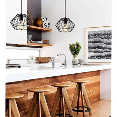 Industrial Retro Cage Chandelier