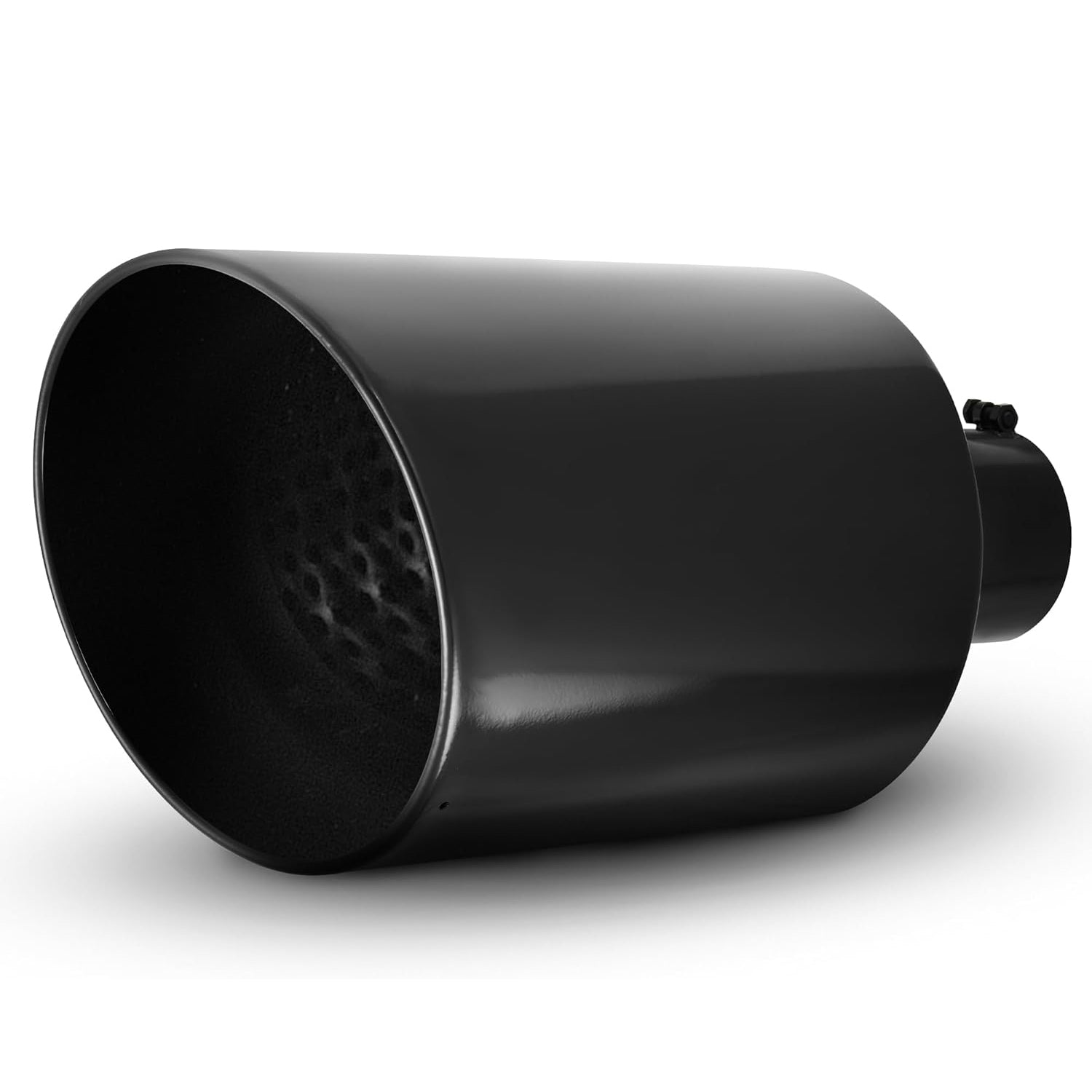 YITAMOTOR 4" 5 Inch Exhaust Tips, Stainless Steel Professional Exhaust Tip, Universal Polished Stainless Diesel Tailpipe Tip, Rolled Angle Cut