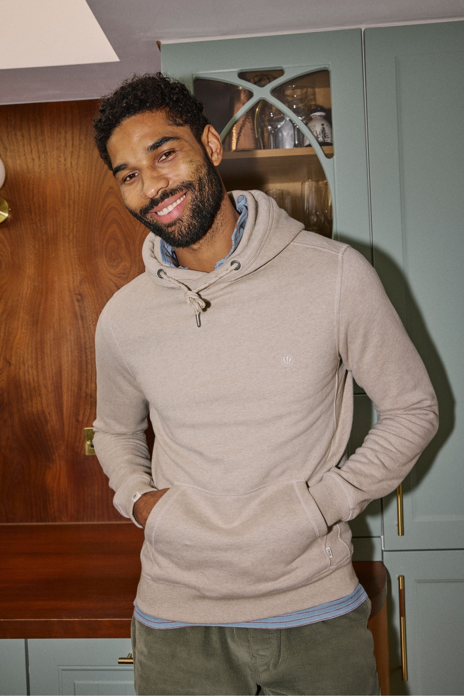 Fat Face - Brooke Cream Overhead Hoodie