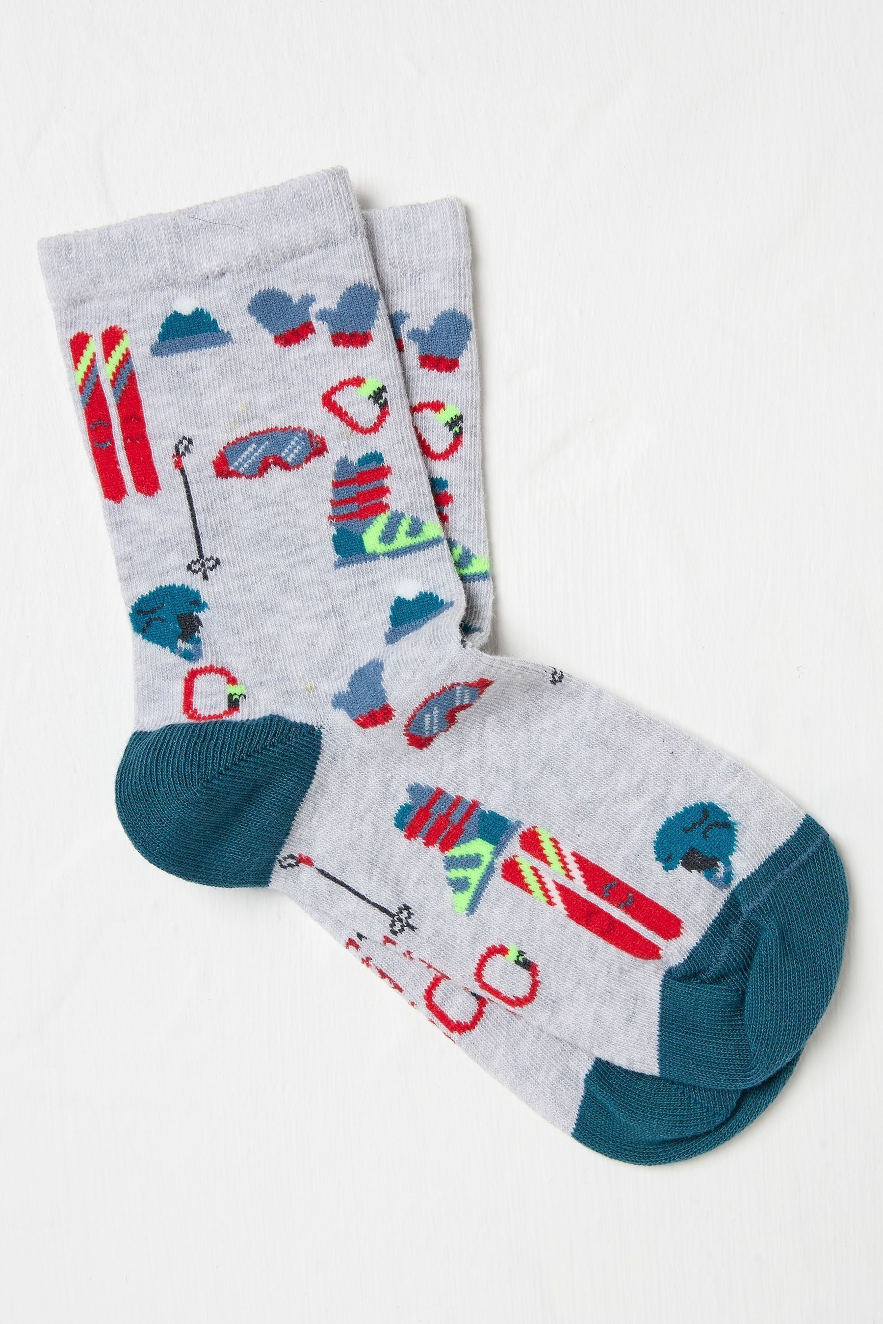 Fat Face - Grey Kids Socks 1 Pack