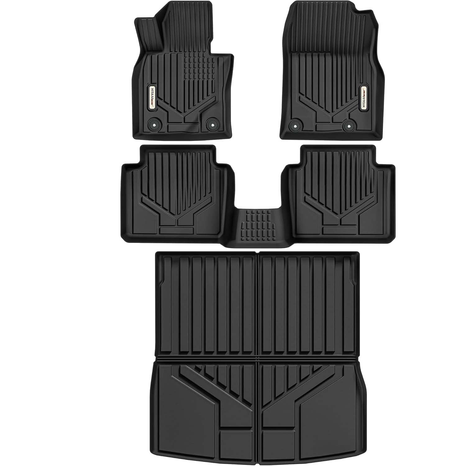 2023-2025 Mazda CX-50 Floor Mats - All-Weather TPE Liners (1st & 2nd Row + Trunk)
