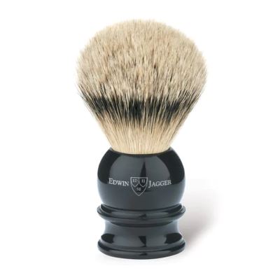 Edwin jagger Badger Shaving Brush - Silver Tip XL