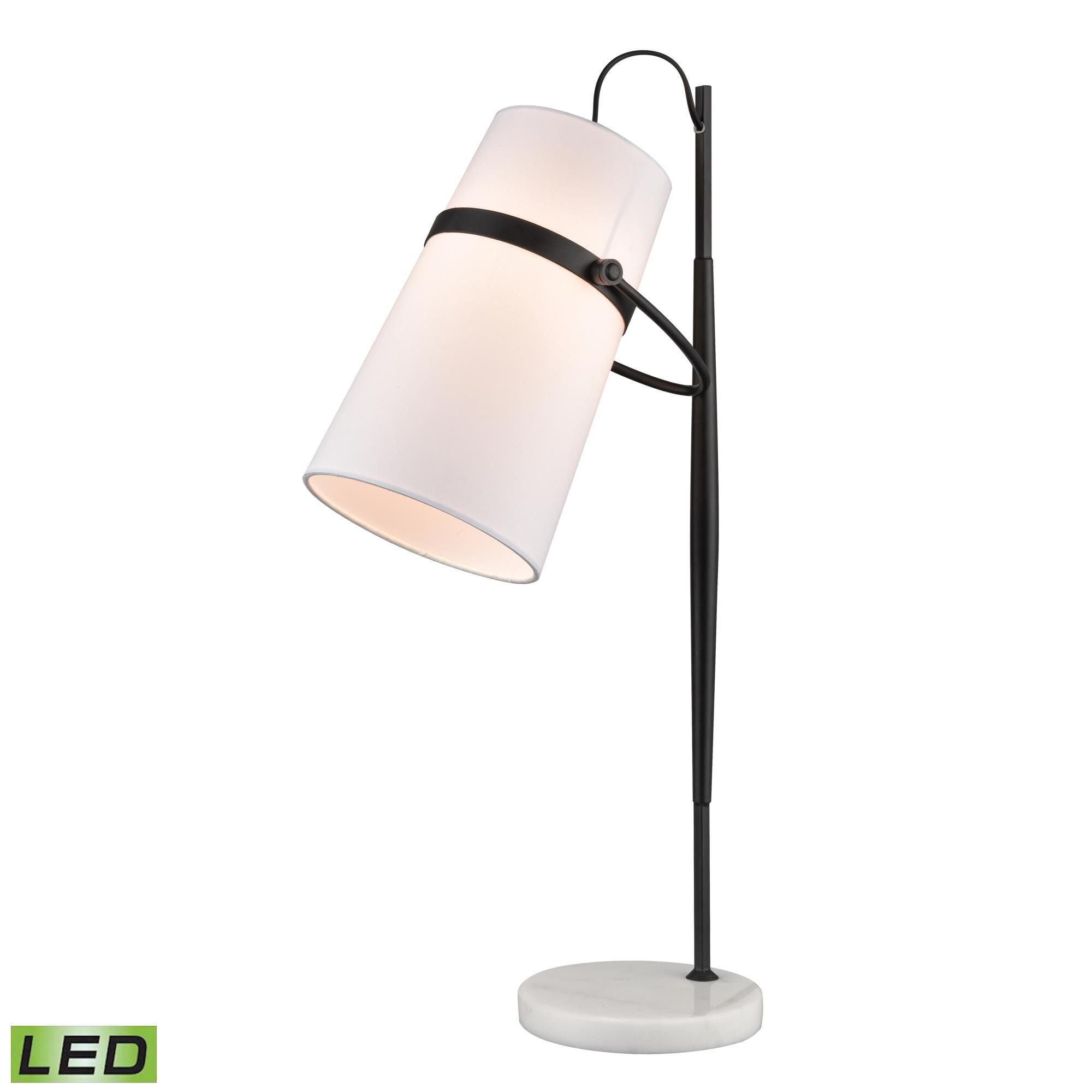 ELK Home Banded Shade 16 Inch Desk Lamp Banded Shade - D4191-LED - Transitional
