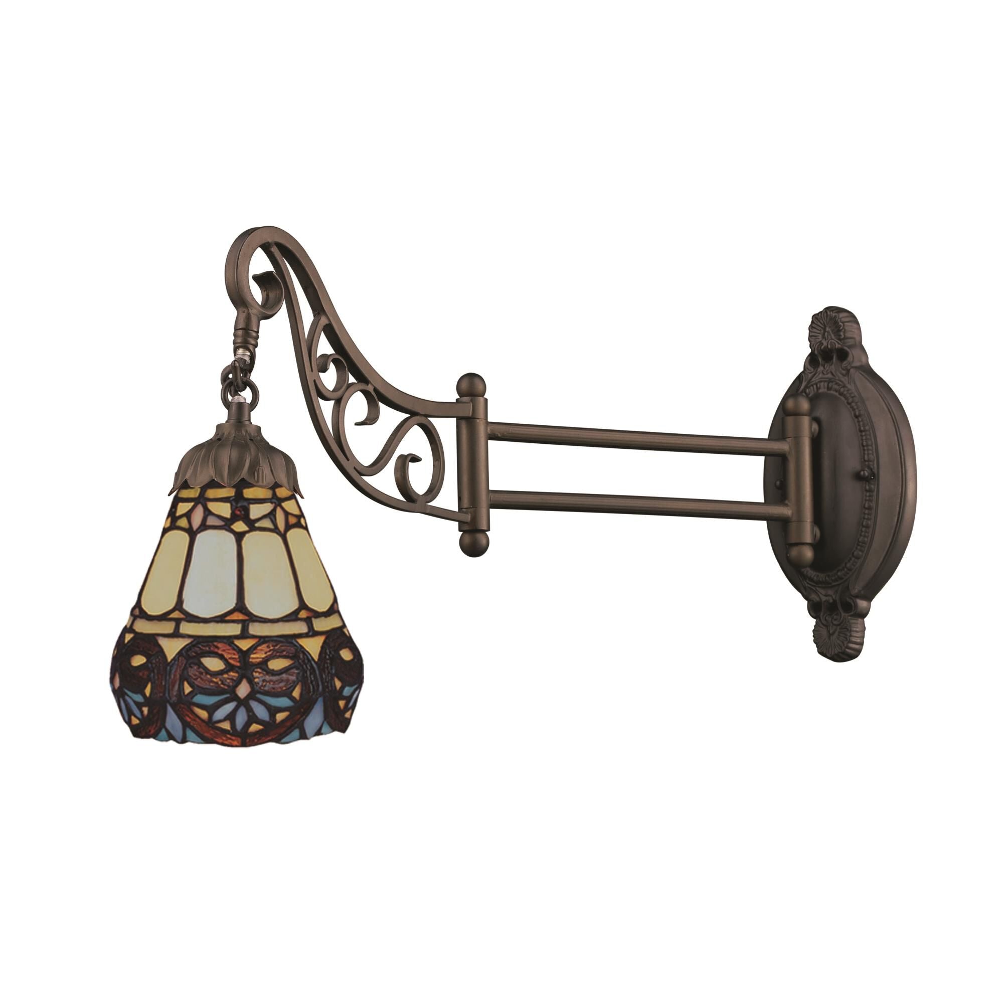 ELK Lighting Mix And Match Wall Swing Lamp Mix And Match - 079-TB-21 - Tiffany Glass