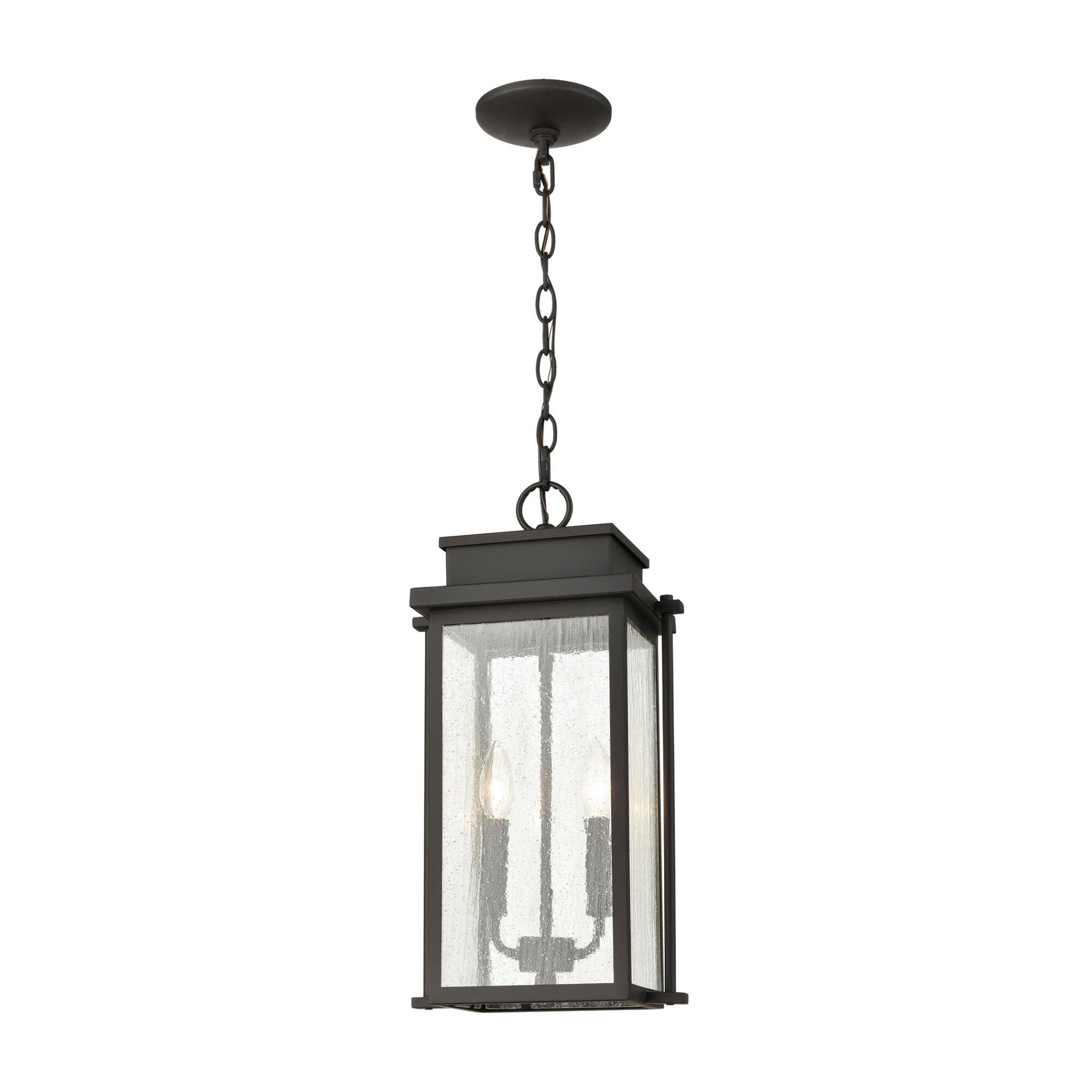 ELK Lighting Braddock 19 Inch Tall 2 Light Outdoor Hanging Lantern Braddock - 45443-2 - Transitional