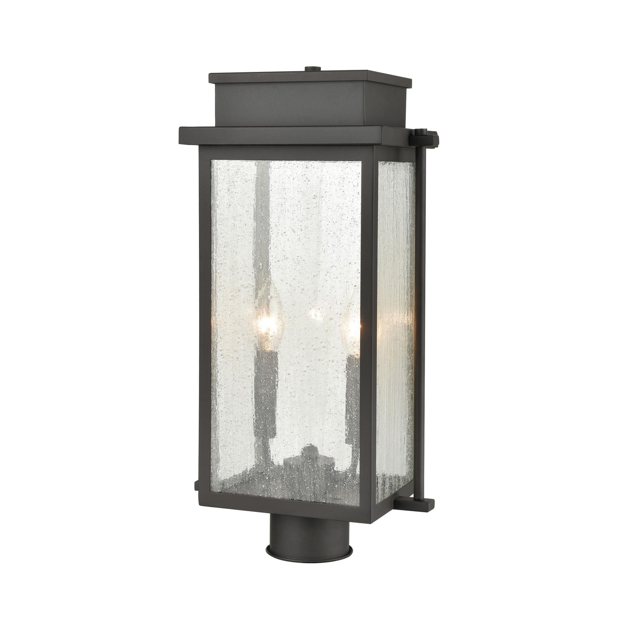 ELK Lighting Braddock 19 Inch Tall 2 Light Outdoor Post Lamp Braddock - 45444-2 - Transitional