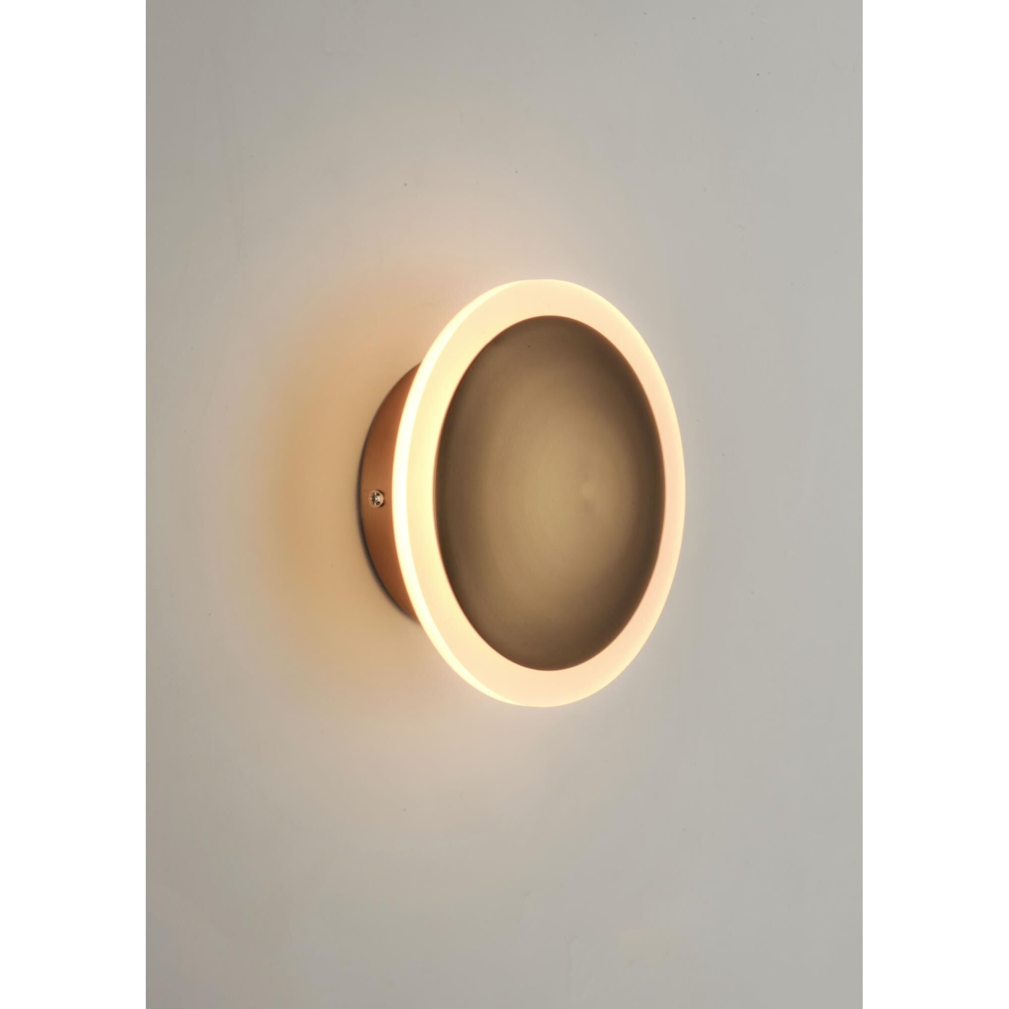 ET2 Lighting Saucer 7 Inch LED Wall Sconce Saucer - E21540-90BKGLD - Modern Contemporary