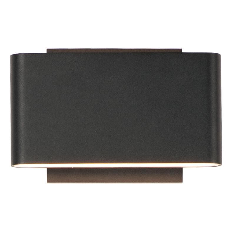 ET2 Lighting Alumilux Spartan 6 Inch LED Wall Sconce Alumilux Spartan - E41310-BK