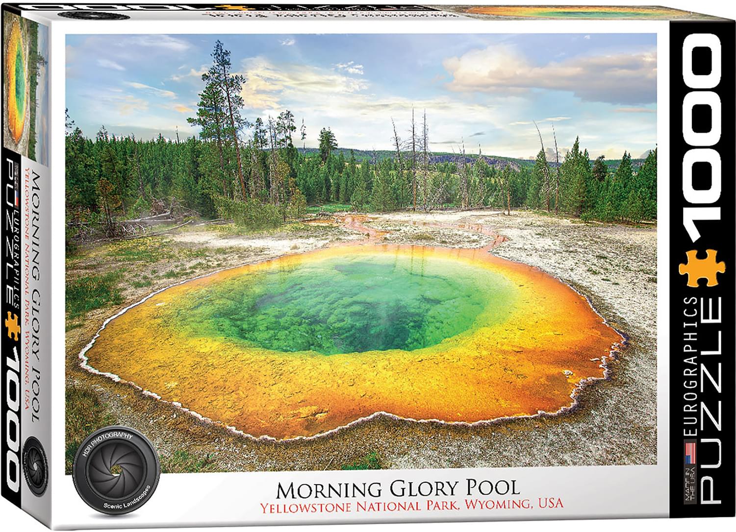 Morning Glory Pool 1000 Piece Jigsaw Puzzle