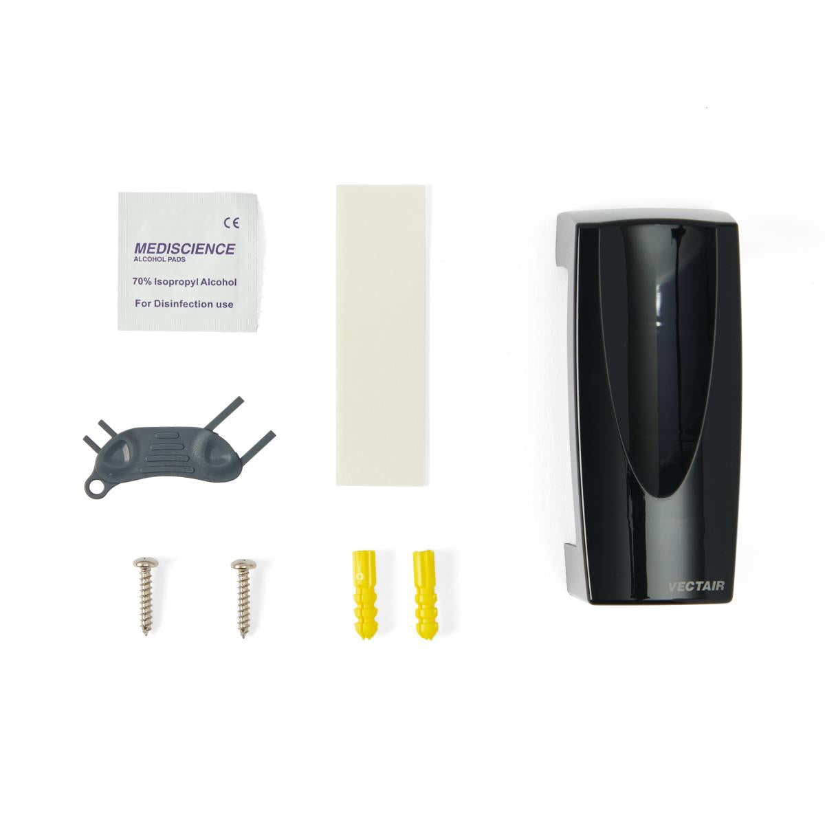 Black Solid Air Freshener Dispenser, Each