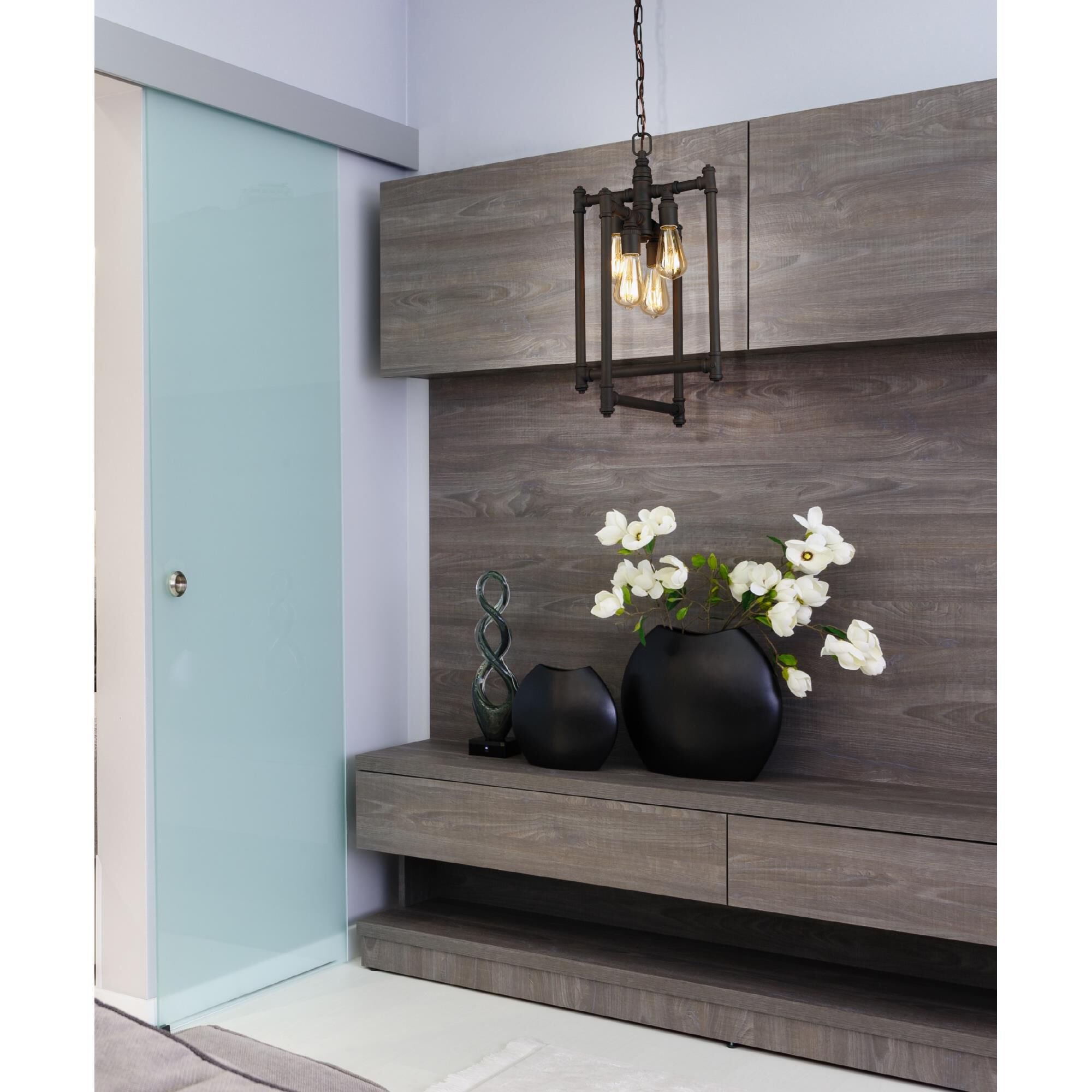 Eglo Lighting Eglo Wymer 12 Inch Cage Pendant Wymer - 202836A - Farmhouse