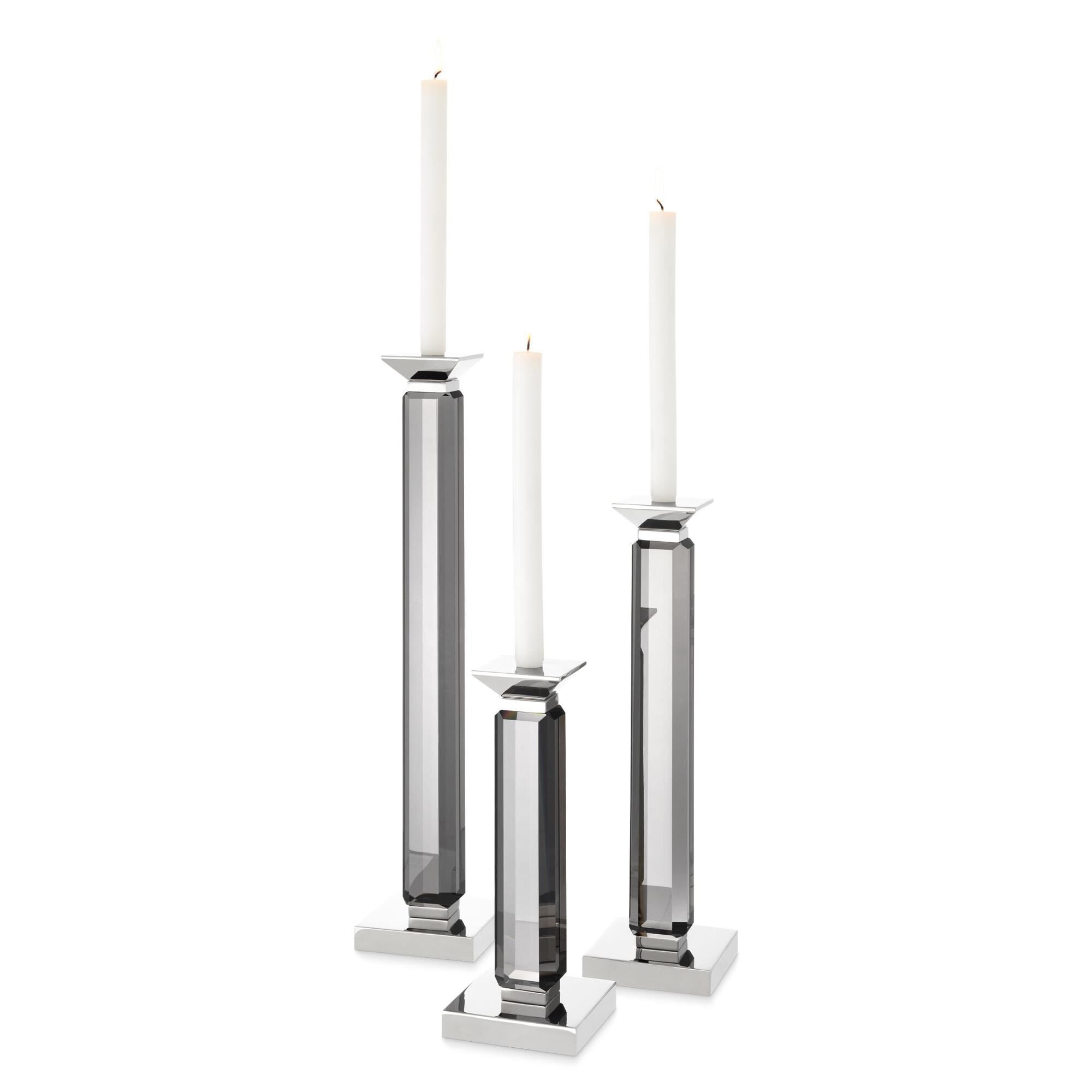 Eichholtz Dress up your console or dining table with the chic set of 3 Livia Candle Holders. Candle Holder Livia - 112081 - Transitional