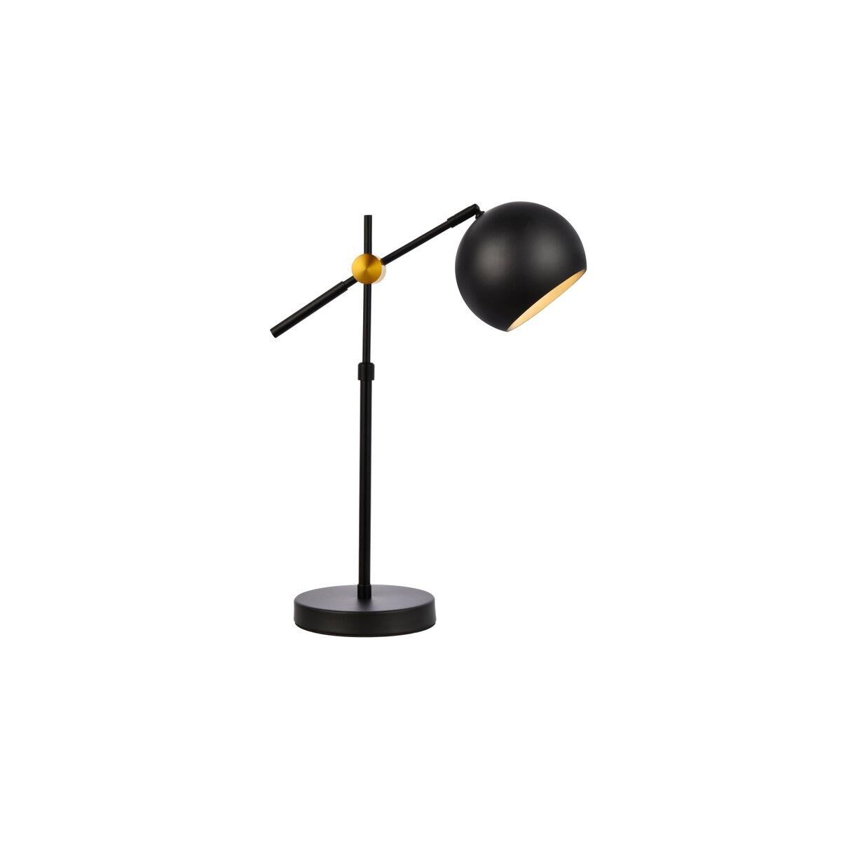 Elegant Lighting Forrester 17 Inch Desk Lamp Forrester - LD2363BK - Modern Contemporary