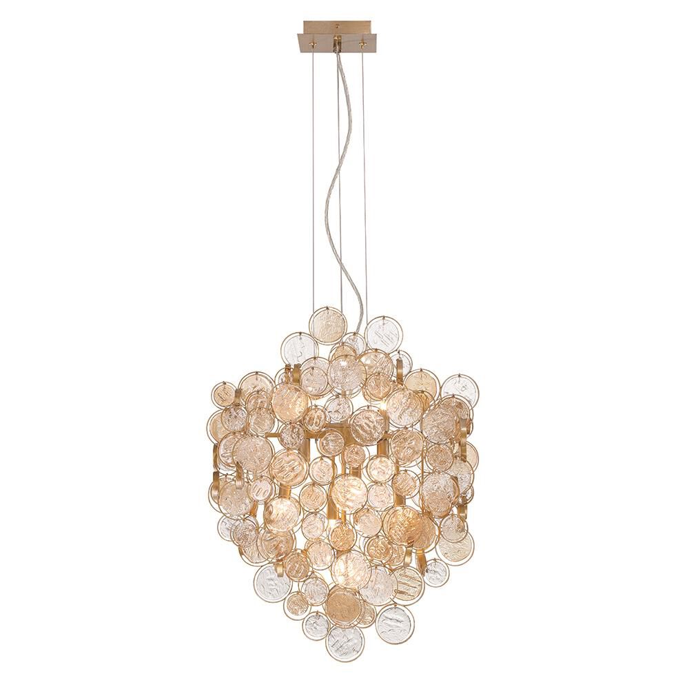 Eurofase Lighting Trento 19 Inch 7 Light Mini Chandelier Trento - 34030-026 - Art Deco