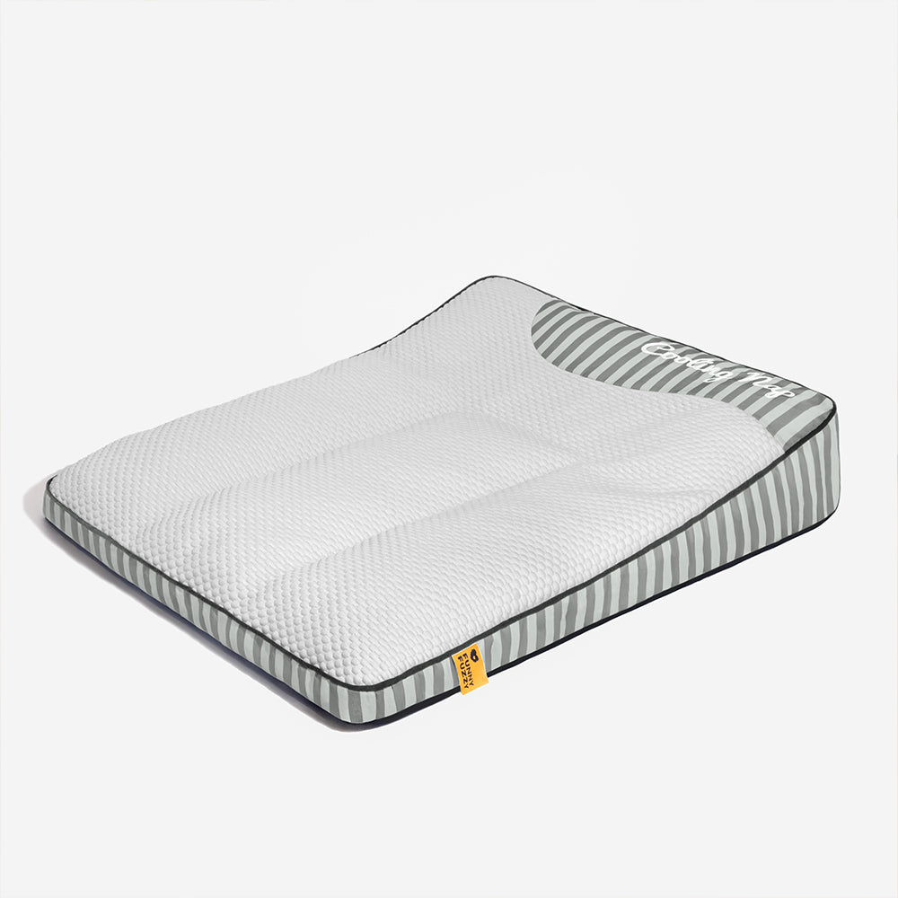 Extra Large Cooling Washable Rectangle Orthopedic Dog Bed - Cooling Nap, Gray - XL