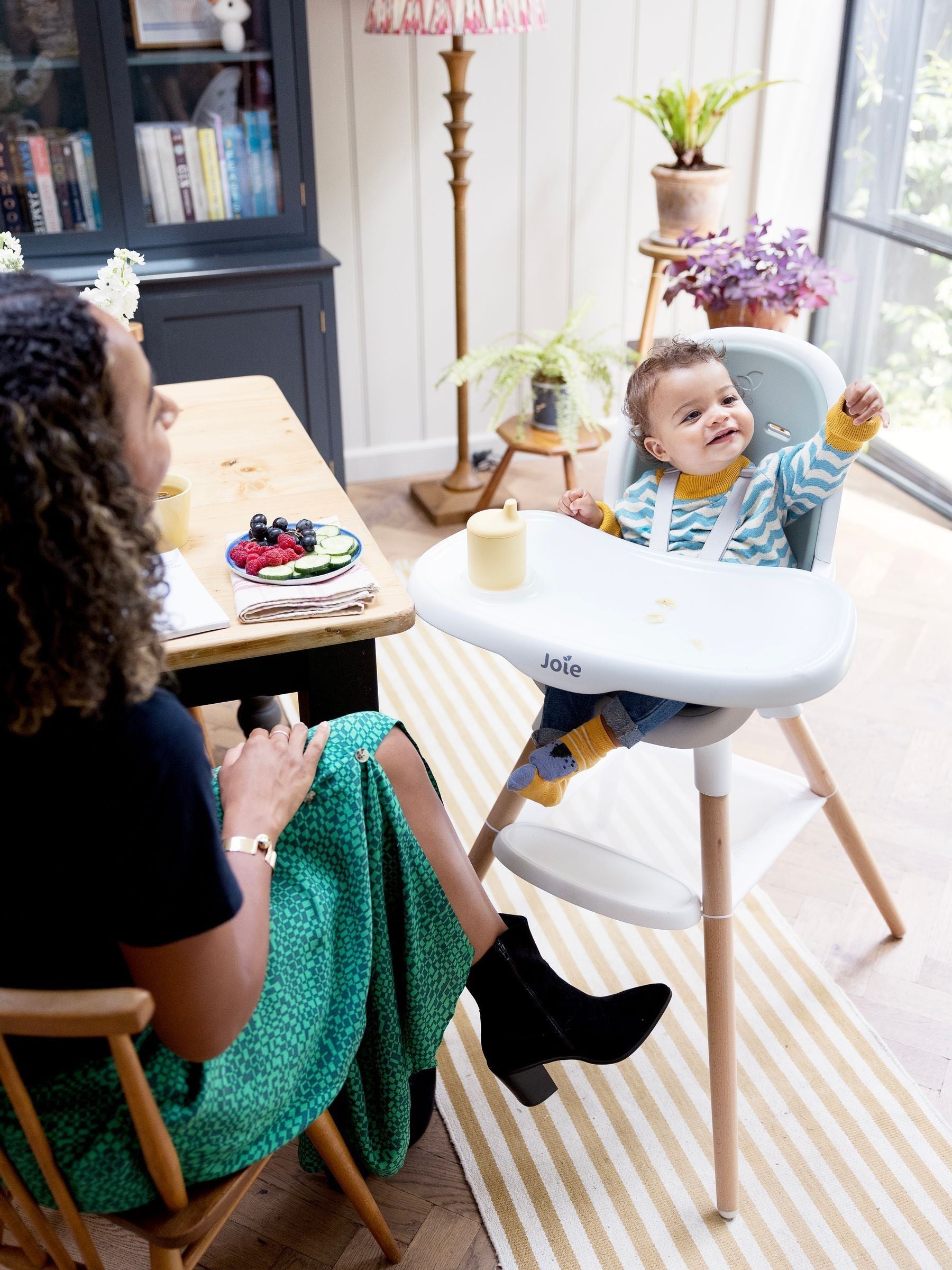 Joie Mist Chestnut Highchair ONE