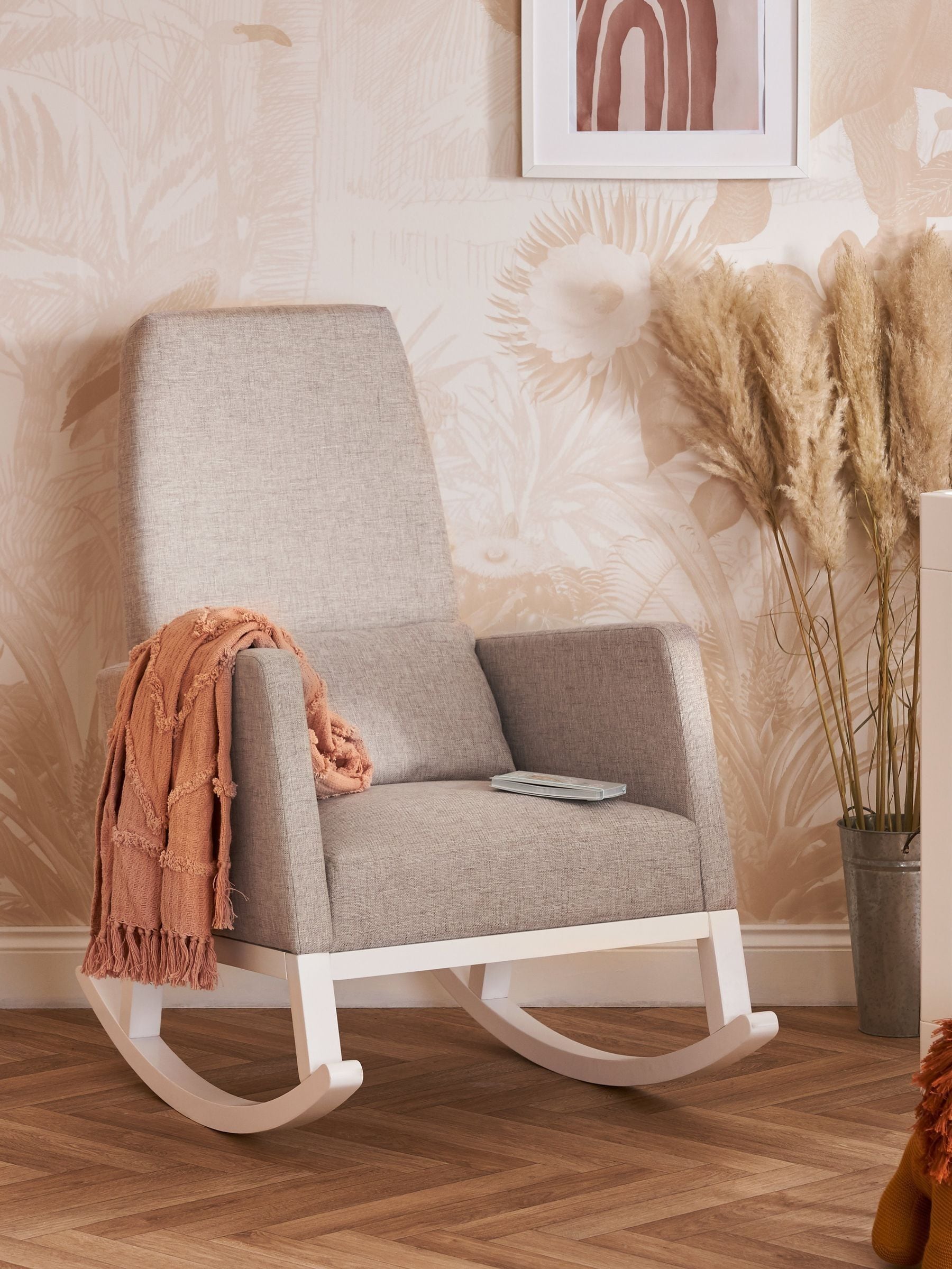 Obaby Silver Stone High Back Rocking Nursing Chair ONE