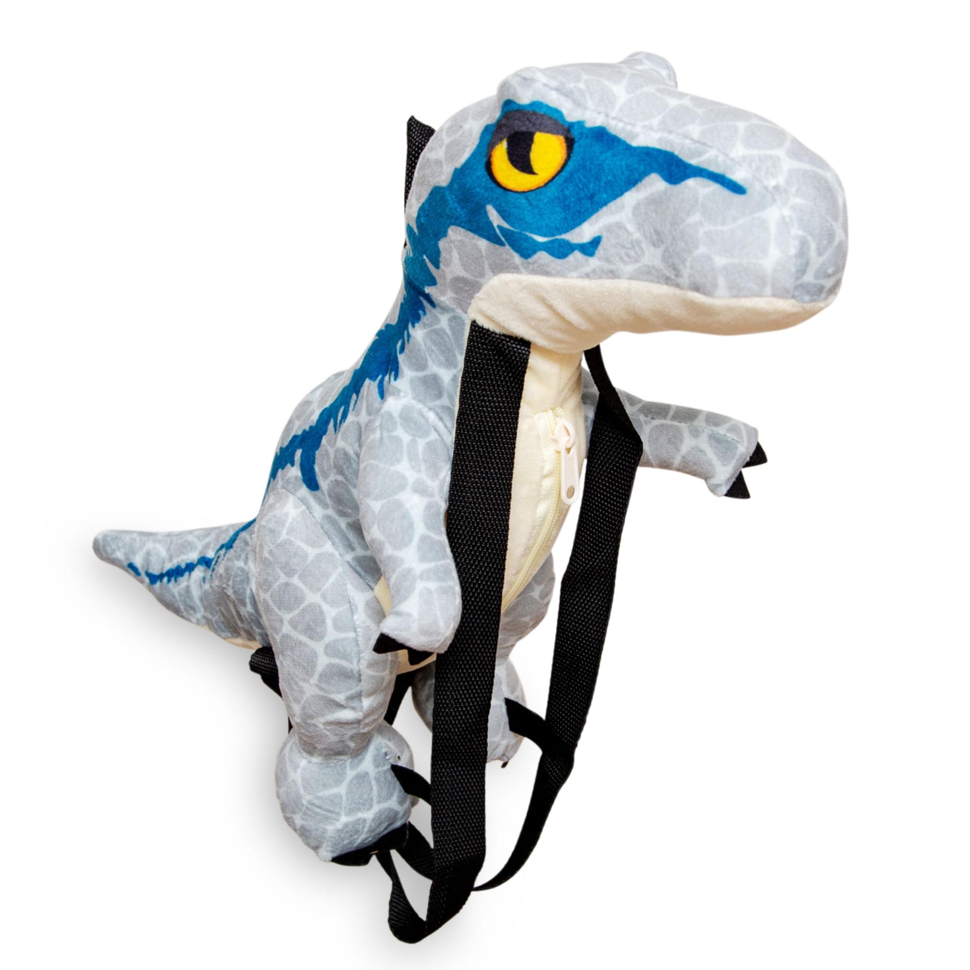 Jurassic World Velociraptor Blue 17" Plush Backpack