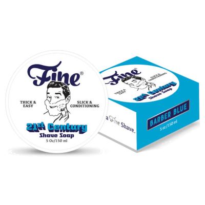 Fine accoutrements Barber Blue Shaving Soap 150ml