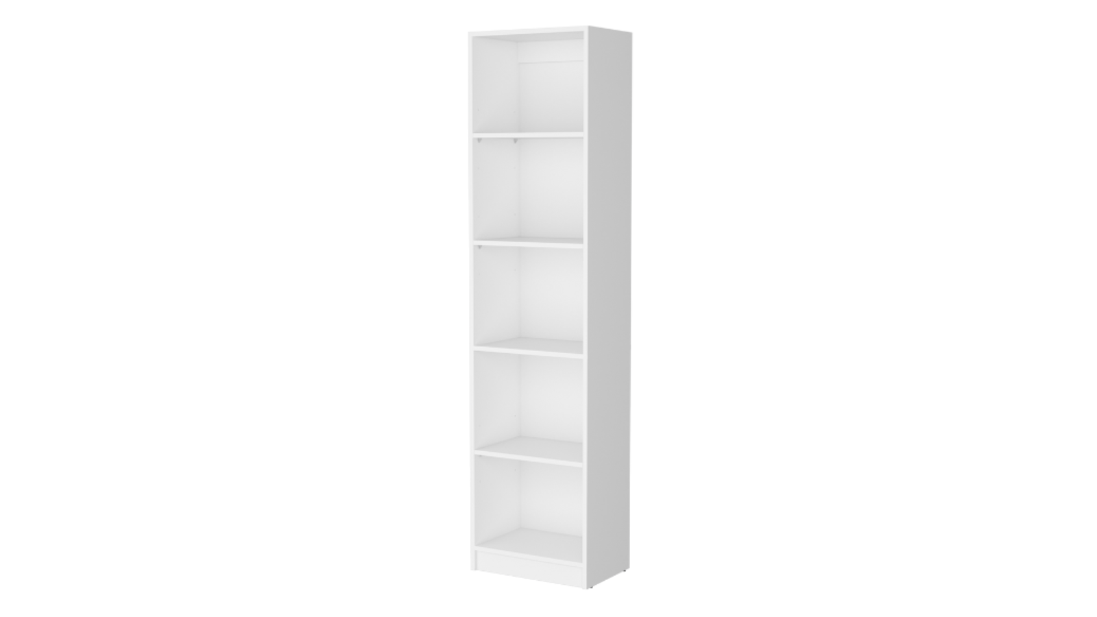 FM FURNITURE Sutton Slim Bookcase White