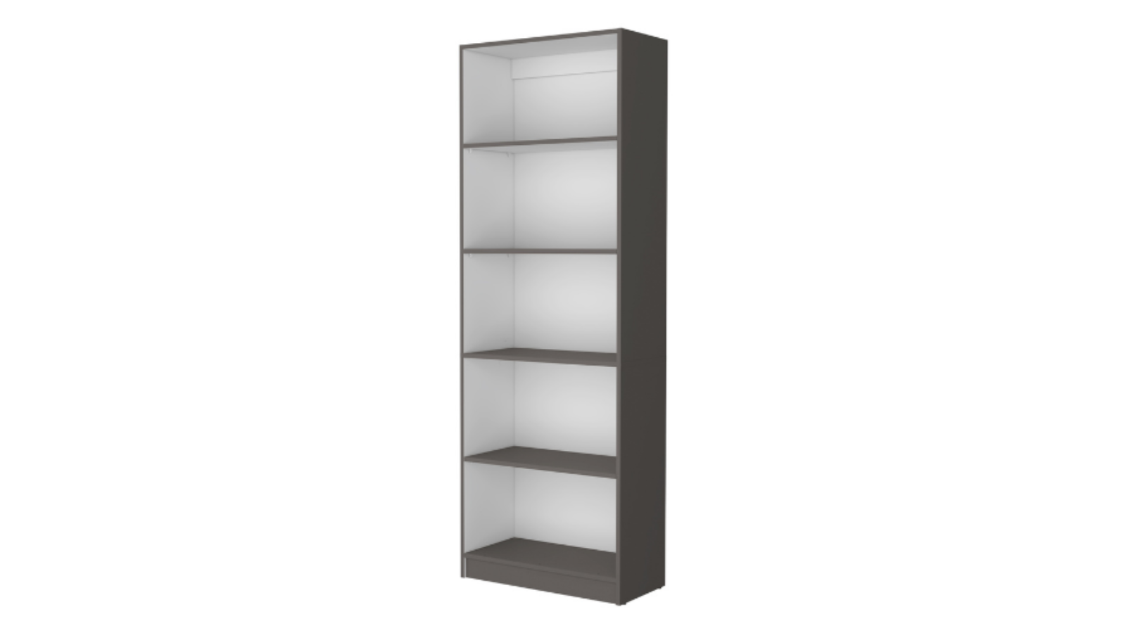 FM FURNITURE Sutton 4 Shelves Bookcase Multi-Color