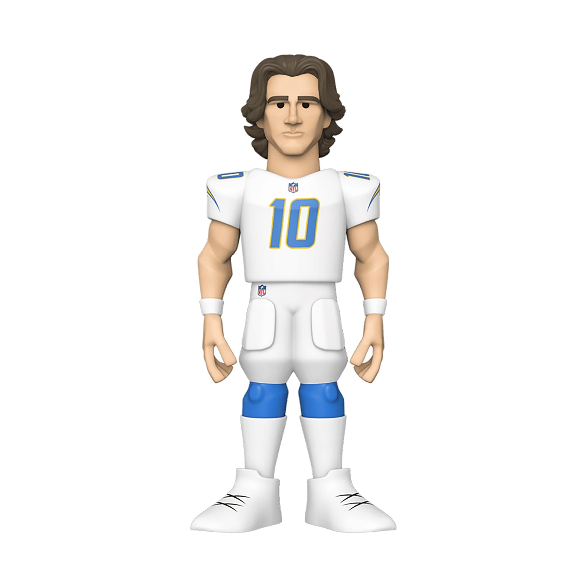 LA Chargers NFL Funko Gold 5 Inch Vinyl Figure | Justin Herbert CHASE