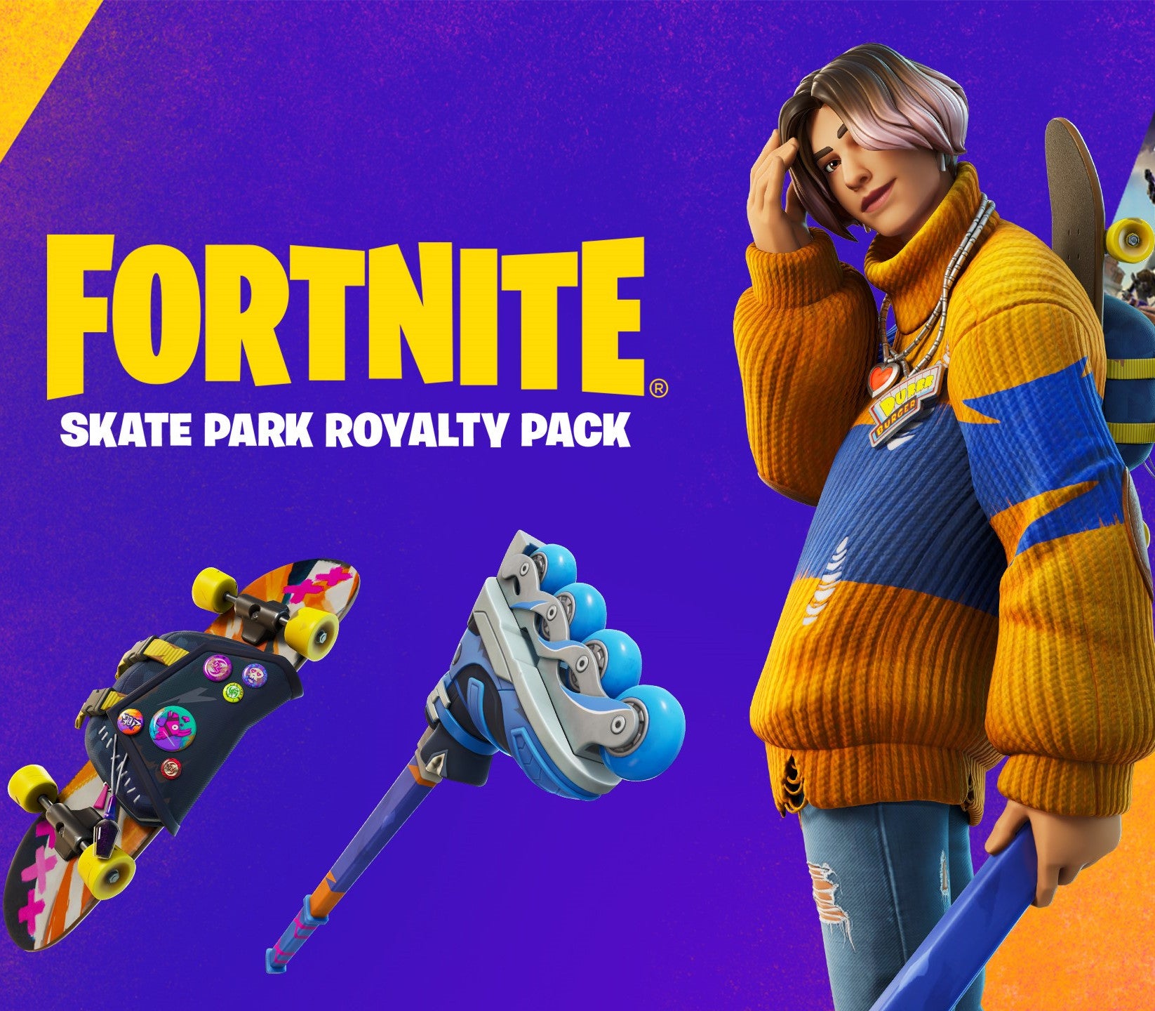 Fortnite - Skate Park Royalty Pack DLC TR XBOX One - Xbox Series X|S CD Key