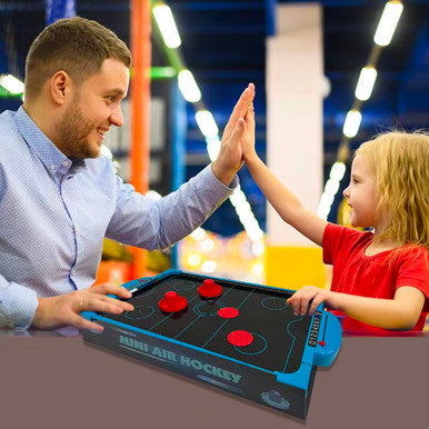 Zummy Retro Mini LED Air Hockey Game