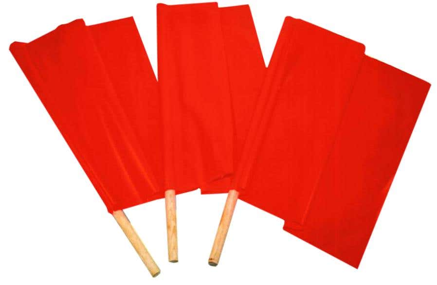 National Marker SAFE-T-FLAG STF1 Orange Vinyl Warning Flag