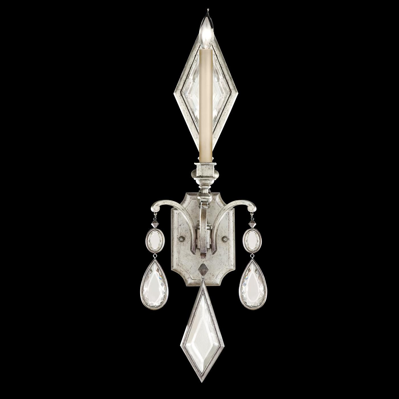 Fine Art Handcrafted Lighting Encased Gems 29 Inch Wall Sconce Encased Gems - 728750-3ST - Art Deco
