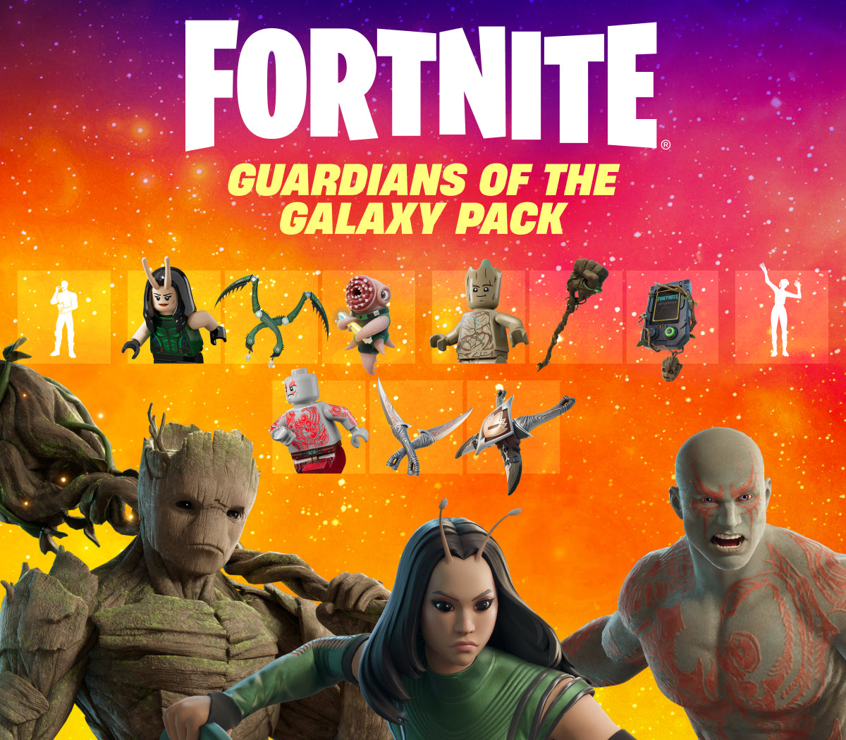 Fortnite - Guardians of the Galaxy Pack DLC EU XBOX One - Xbox Series X|S CD Key