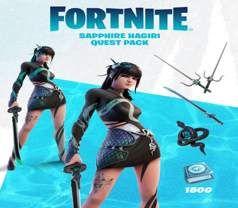 Fortnite - Sapphire Hagiri Quest Pack DLC AR XBOX One - Xbox Series X|S CD Key