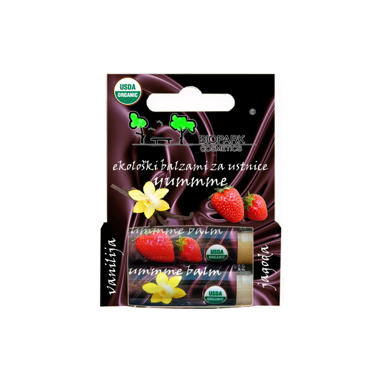 Biopark cosmetics Yumme Erdbeer- und Vanille-Set